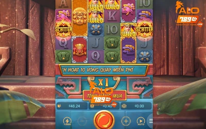 Giao diện kho báu Aztec có đầy đủ các chức năng thao tác Giao diện kho báu Aztec có đầy đủ các chức năng thao tác