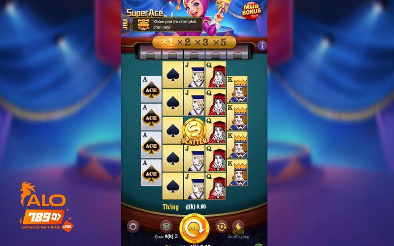Nổ Hũ Super Ace - Trò Chơi Slot Hấp Dẫn Với Jackpot Khủng Tại ALO789 Giao Diện Game Super Ace Jilibonus tại nổ hũ ALO789